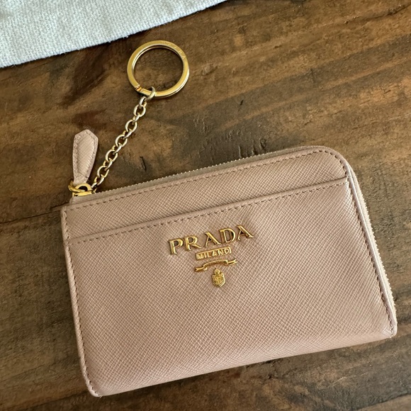 Prada Saffiano Leather Keychain Wallet - Picture 2 of 7